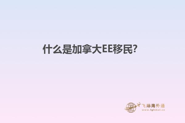 什么是加拿大EE移民？